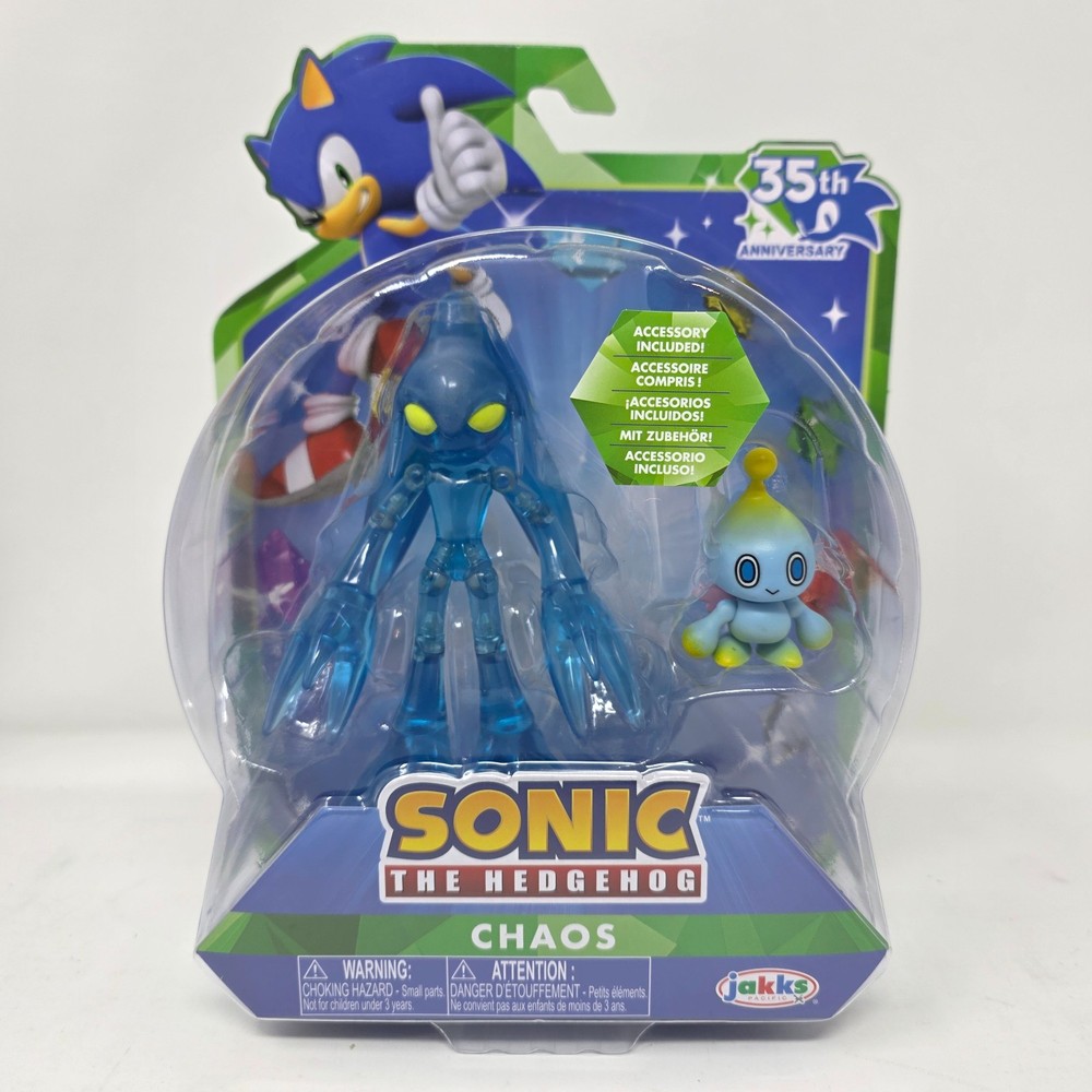 Jakks Pacific Sonic the Hedgehog 35th CHAOS w/CHAO 4″ Articulated Action Figure
