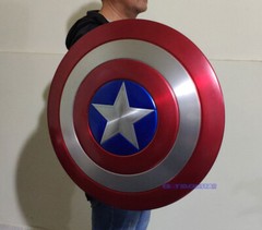 Captain America 1:1 Scale Shield Model Aluminium Alloy Painted Figure F Cosplay