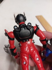 Karmen Rider BLUE KNIGHT and RED FIGURE As Shown R42 6 Inch Lot Of 2