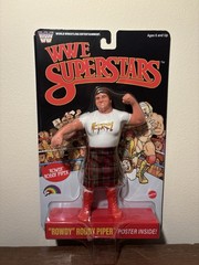 Wwe Mattel LJN Superstars Series 3 Rowdy Roddy Piper Chase Black Card