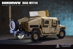 New GO-TRUCK 1/6 Scale Heavy Armored HMMWV UAH-M1114 Car Model For 12” INSTOCK