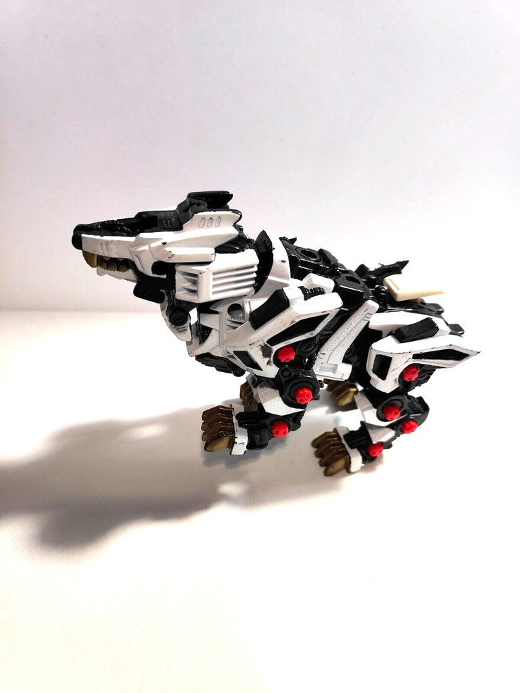 Vintage 2002 Tomy Zoids WHITE LIGER ZERO Robot Figure Incomplete