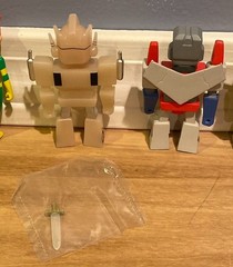 Kidrobot Transformers vs GI Joe Mini Series figures 5 PC lot Optimus, Megatron
