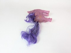 Vintage My Little Pony TWINKLER Sparkle Pegasus Hasbro MLP G1 1984 Purple
