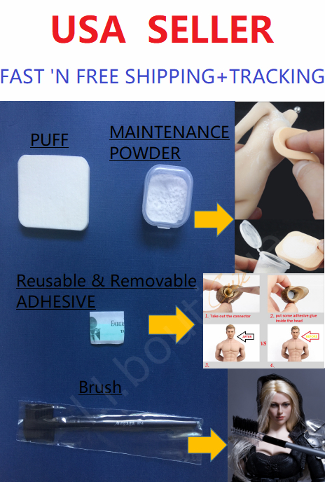 Maintenance Powder Adhesive glue Set for TBLeague Phicen Jiaoudol Seamless body