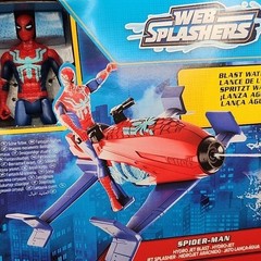 Marvel Spider-Man Web Splashers Hydro Jet Toy Figure & Accessory Set Ages 4+ New
