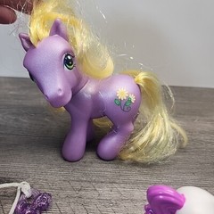 MLP LOT G3 Daisyjo, Baby Flower Flash, Long Hair Petal Blossom + Extras!