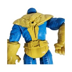 Marvel Avengers Thanos Action Figure Blue Gold Armor 7.5 Inch Comic Style