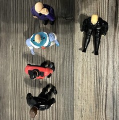 5 Vntg 90’s DC Universe Retro Action Figures Bruce Wayne Nostalgia Toys Tv Movie