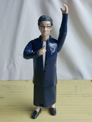 Shushing Nancy Pearl Librarian Female Action Figure 2008 Accoutrements NO BOOK