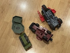 Lot Of Vintage 1980’s GI Joe Parts Pieces Lot Vehicles Tank