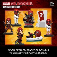 YuMe Deadpool Action Series Hero Box – Blind Box (6 Pack) 2″ to 4″ Collectibl…