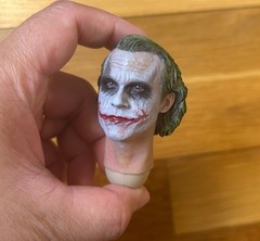 1/6 Joker Head Sculpt For 12″ Male Figure Hot Toys Worldbox Ganghood DX11 DX01