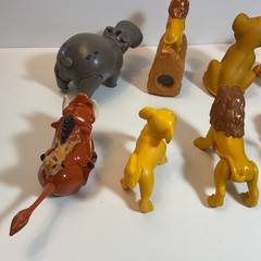 Disney Lion King Movie Figure Lot of 8 Plastic & Rubber Figures