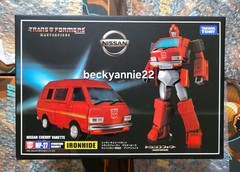 Transformer Masterpiece MP-27 IRONHIDE Nissan Cherry Vanette SEALED NEW!