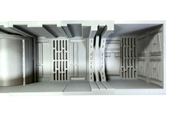 1:18 Scale Imperial Corridors: For 3.75 inch Figures 6-Piece Sci-Fi Diorama Set