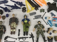 Vintage GI Joe ARAH Hasbro Lanard Mixed Lot Figures Vehicles Weapons Accessories