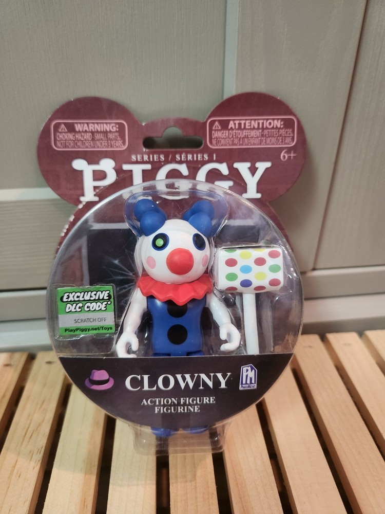 PIGGY Series 1 Build Swap & Play Official Clowny 3.5″ Action Figure w/ Mallet