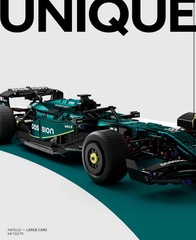AM24 Formula 1 Racing Car Building Set 2351 Pcs, 1:8 Scale | NF10279 | Open Box