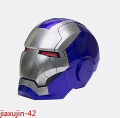 AUTOKING 1:1 Wearable JARVIS Voice Control Cosplay Iron Man MK5 Helmet Mask Gift