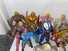 Masters Of The Universe HUGE 19 FIGURE LOT 100% Complete Animated As Seen On TV