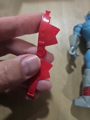 RARE RED BOOT VERSION Motu ko x-changers MX-SPACE Robots Master Bolt