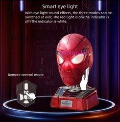 Iron Spider 1:1 Cosplay Electric Touch Blink Helmet ABS Luminous Collection Gift