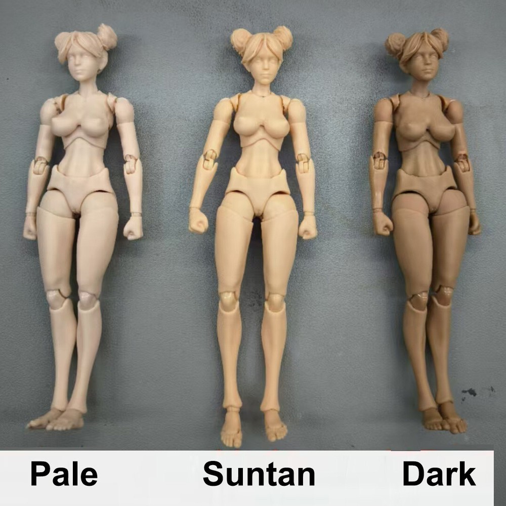 Romankey X COWL 1/12 Anime Little Girl Flexible Joint Body 6” Action Figure