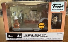Funko Mini Moments CHASE The Office – Michael Scott (Mustache) – OPEN BOX!