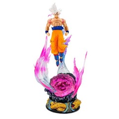Dragon Ball Ultra Instinct Goku 24cm PVC Figure Emit Light Statue Collectible
