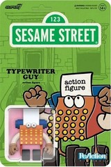Sesame Street Typewriter Guy Super7 Reaction Action Figure