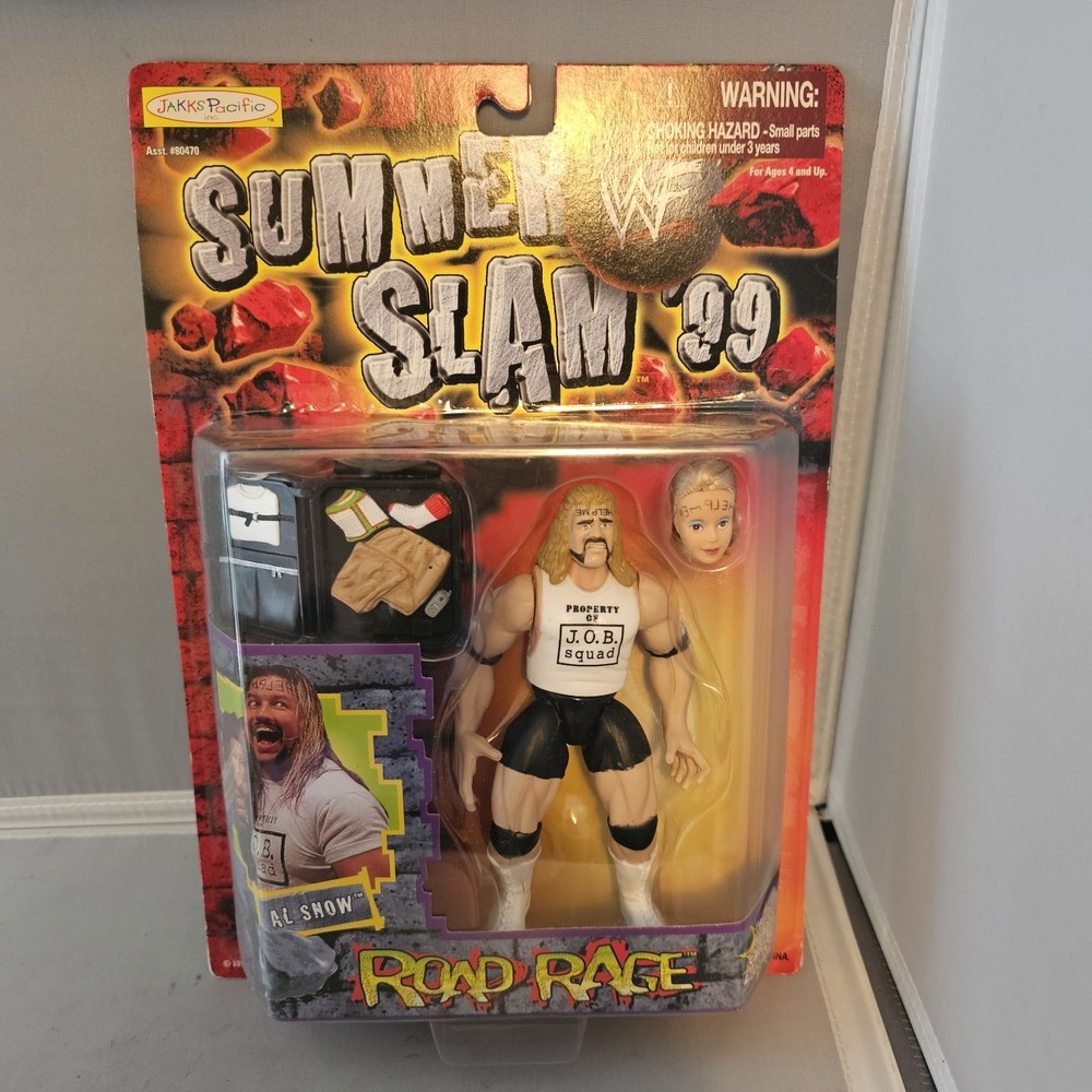 WWF WWE Summer Slam 99 Al Snow Road Rage Action Figure Jakks Pacific New Sealed