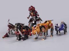 New Power Rangers Dino Megazord Action Figure Toy 25cm Combined Separate Diecast