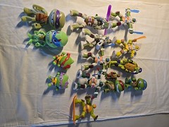 TMNT Lot of 15 Collectible Figures Various Years and Characters
