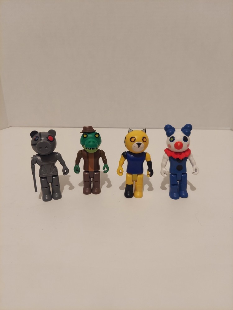 Roblox Piggy Series 3.5″ Action Figures Lot of 4 Clowny Tigry Alfis Robot Loose