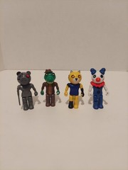 Roblox Piggy Series 3.5″ Action Figures Lot of 4 Clowny Tigry Alfis Robot Loose