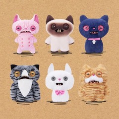 Fuggler 🐱 Alley Cats WIDE-EYED CAT 🐱 NEW 9″ Fast Free Ship! Funny! Ugly! Cute