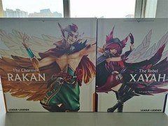 Official LOL League of Legends 1/7 Rakan & Xayah Figure Statue Model Collection