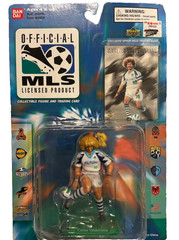 MLS Soccer Figure Carlos Valderrama Tampa Bay Mutiny 1996 NEW Bandai
