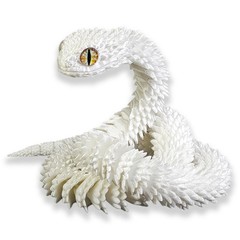60cm 3d Printed Snake Movable Joint Simulation Figures Newyear Decoration Big