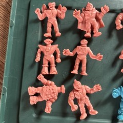Mattel M.U.S.C.L.E Muscle Men Figures Vintage 1980s Figure Lot of 17 Rare Blue!