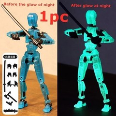 New Titan 13 Action Figures T13 Figure 3D Printed Multi-Jointed Movable Lucky 13