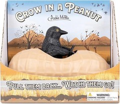 Crow in a Peanut – Cute Pullback Racing Car Child Toy – Archie McPhee