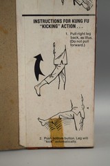Vintage AS IS Durhams Kung Fu #3010 Push Button Kick & Chop Action Figure Doll