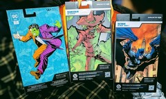 McFarlane DC Multiverse Scarecrow & Hush 2 Two Face Batman Blue Classics Silver