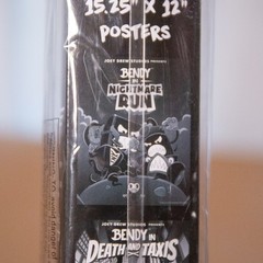 NEW ~ Bendy And The Ink Machine Series 2 Action Figure (Ink Bendy) + POSTERS