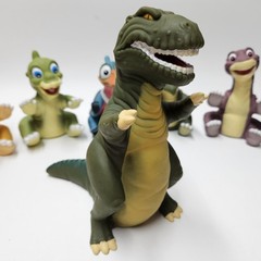 1988 Land Before Time Pizza Hut Hand Puppets Complete Set of 6 VTG Amblin Figure