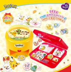 Pokemon Characters 3D Sticker Maker + Refill Set Pikachu Eevee Bulbasaur