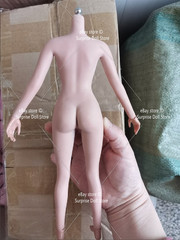 1:6 Female Makeup Seamless Body With detail Pale Skin Medium Breast 12″ Figure