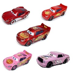 1~8Pcs Disney Pixar Cars Alloy Model Toy Car Diecast Pink Chick Hicks McQueen